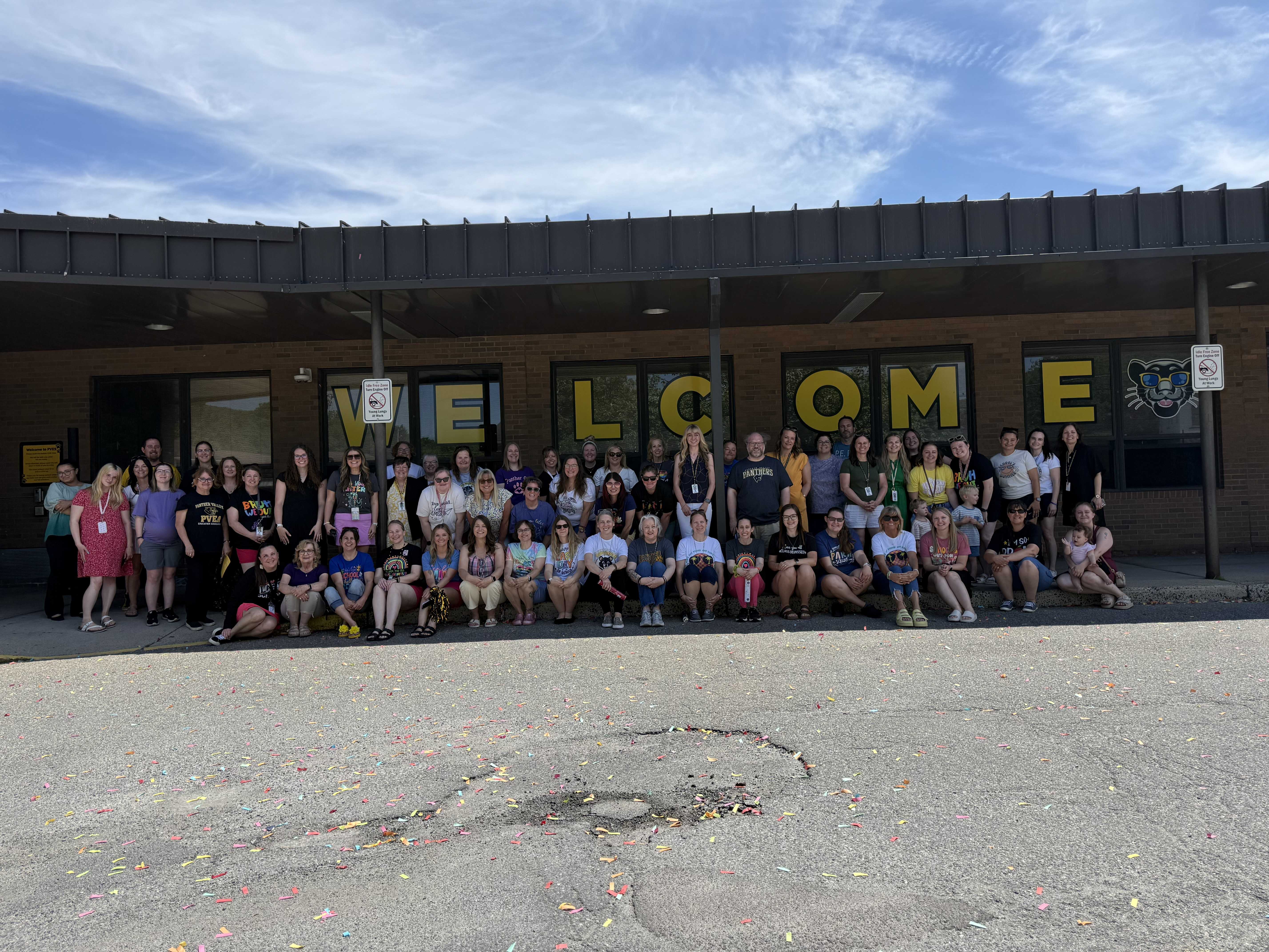 Staff at PVES